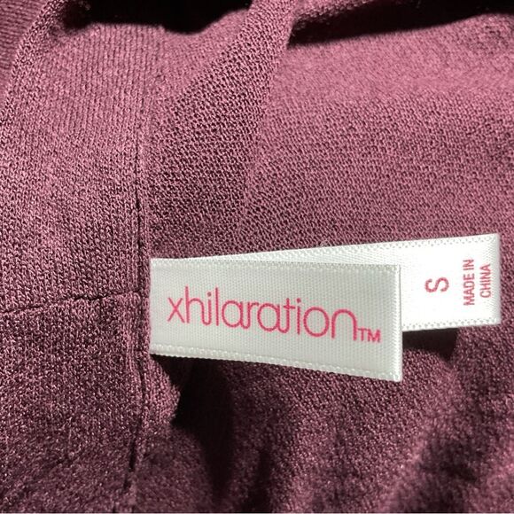 Xhilaration Burgundy Lace Detail Blouse - Picture 10 of 13